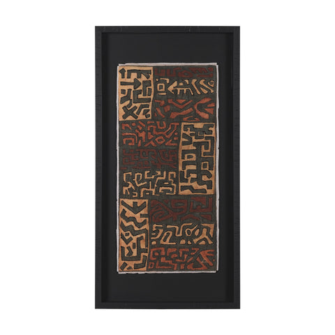 Mud Cloth Tapestry Framed Art Print