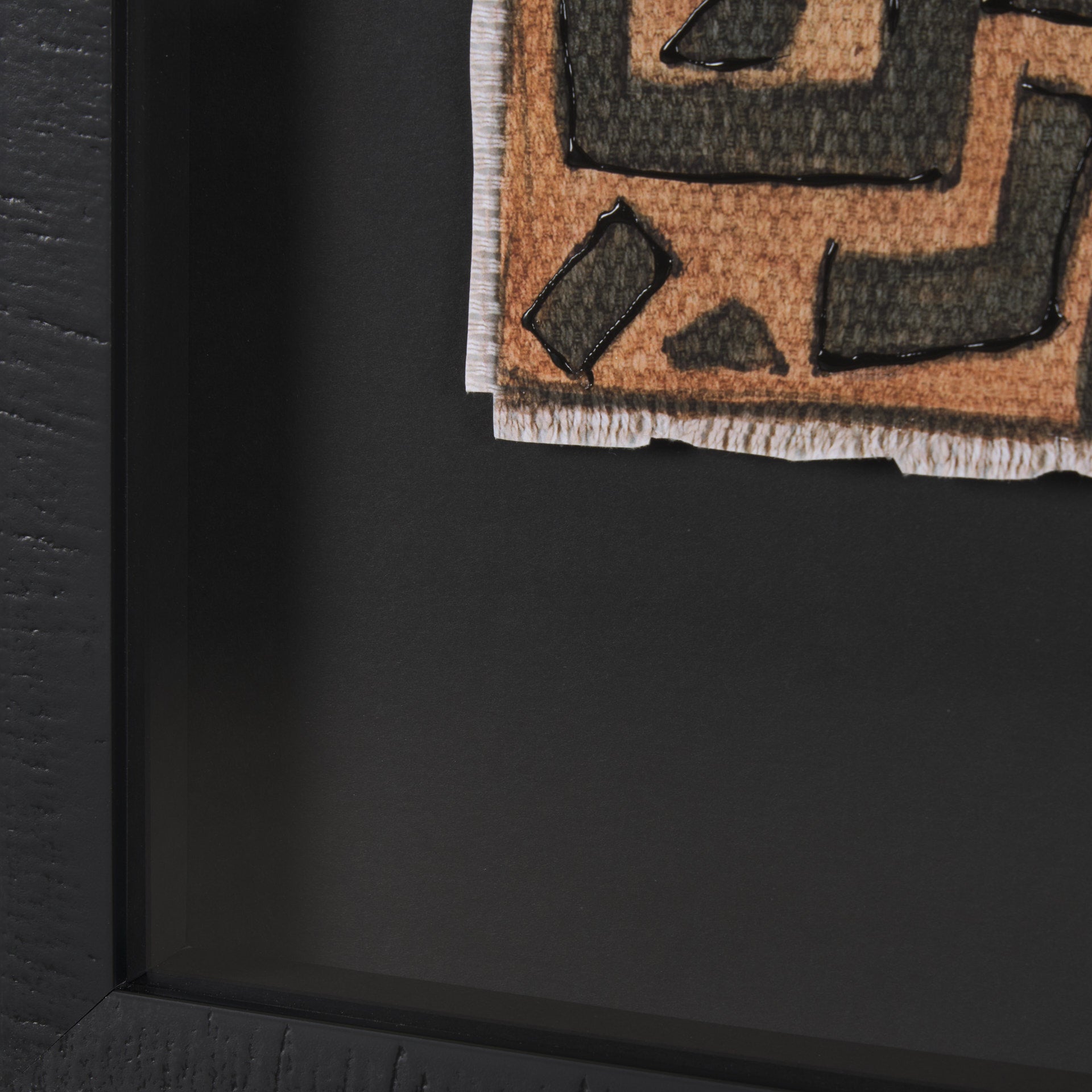 Mud Cloth Tapestry Framed Art Print