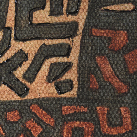 Mud Cloth Tapestry Framed Art Print