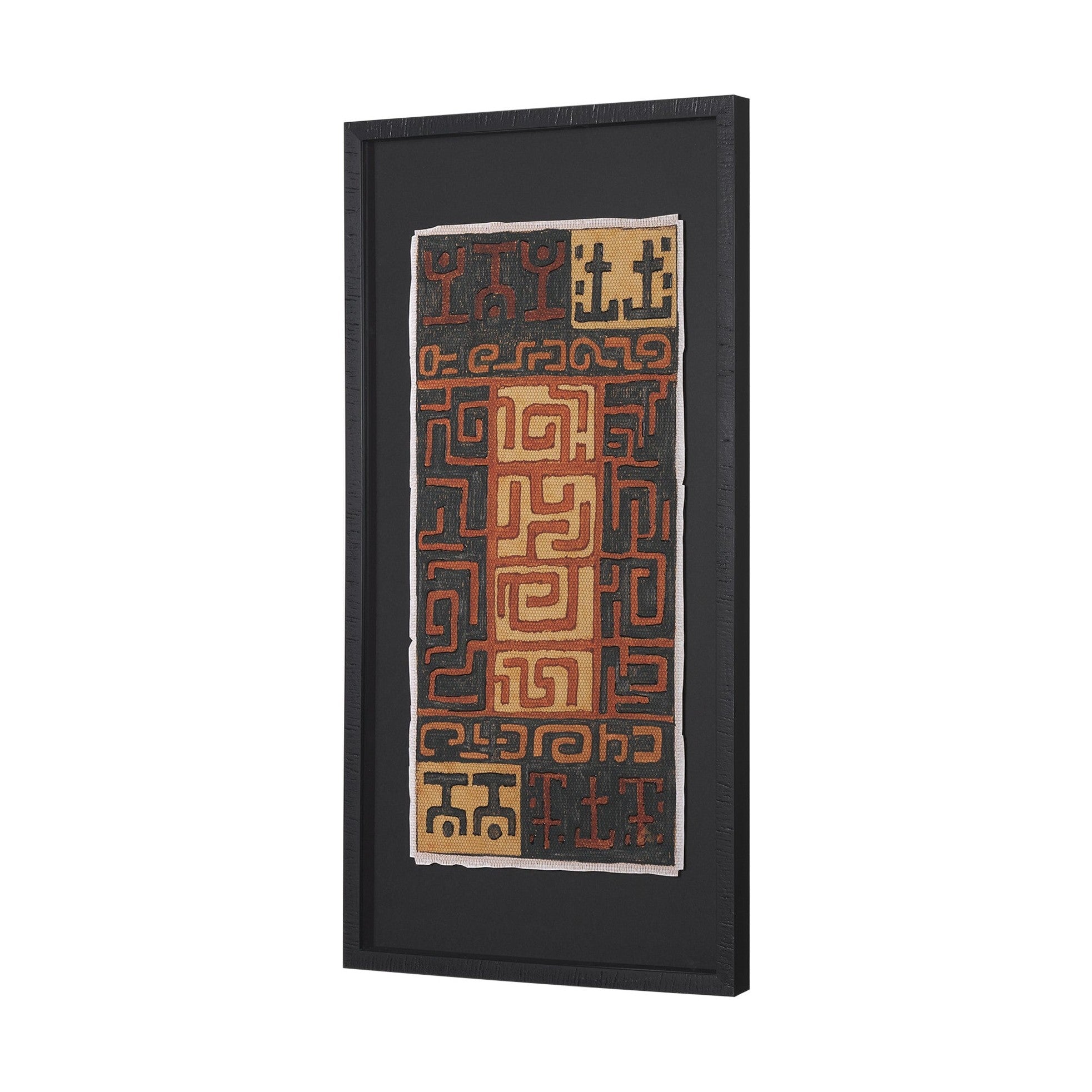 Mud Cloth Tapestry Framed Art Print