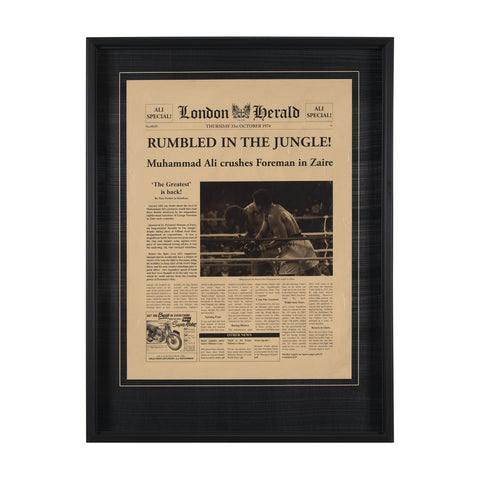 Rumbled In The Jungle! Framed Art Print