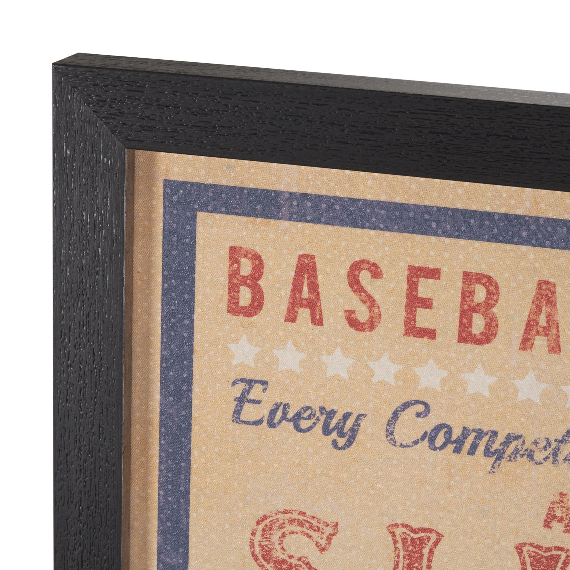 Play Ball by The Vintage Collection Framed Art Print