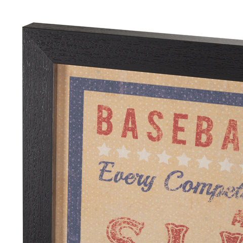 Play Ball by The Vintage Collection Framed Art Print