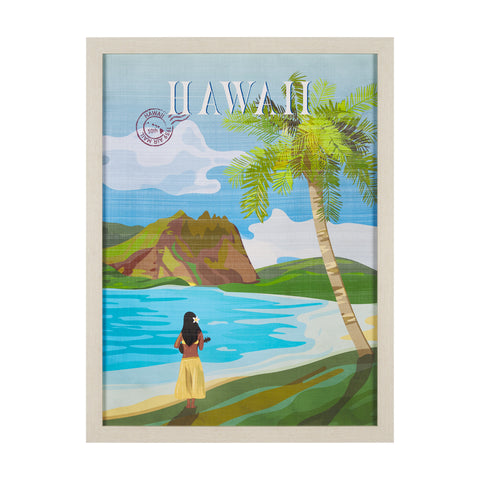 Hawaii Go USA by Mercana Studio Decograph Framed Art Print