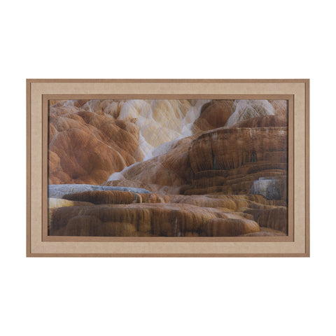 Liquid Travertine by Gary Blatter a Hand Embellished Framed Photo Art Print