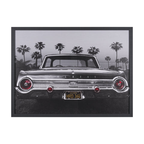 Ford Galaxy 500XL by Larry Butterworth a Hand Embellished Framed Photo