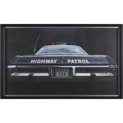 Highway Patrol II by Roland Weber a Hand Embellished Framed Photo Art Print