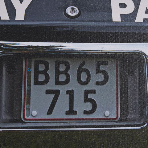 Highway Patrol II by Roland Weber a Hand Embellished Framed Photo Art Print