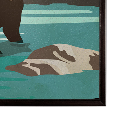 Alaska Go USA by Mercana Studio Decograph Framed Art Print