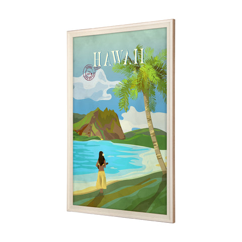 Hawaii Go USA by Mercana Studio Decograph Framed Art Print