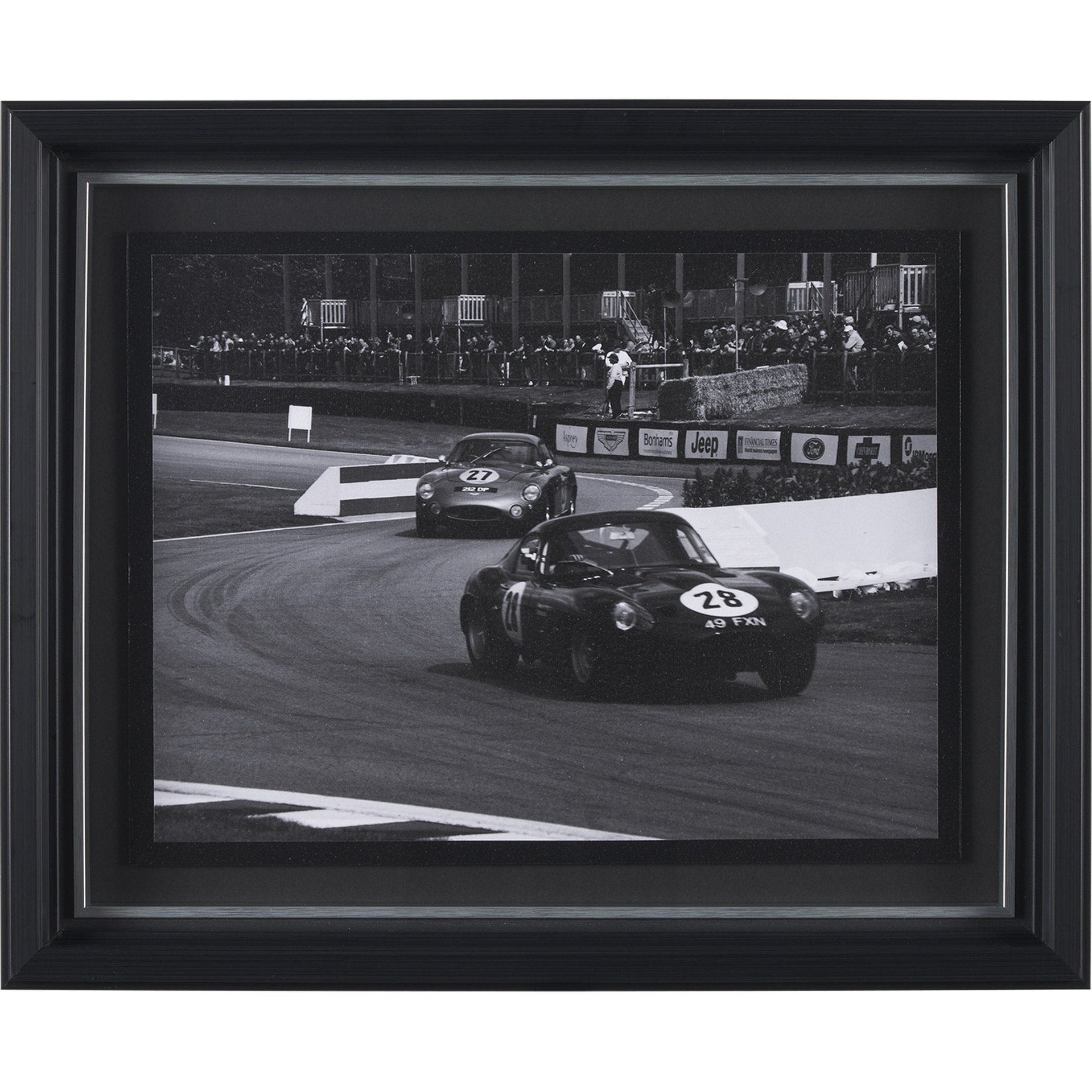Hand Embellished Framed Photo Art Print Matted under Glass