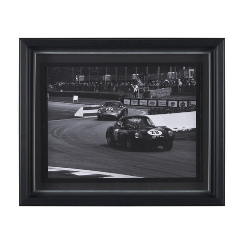 Hand Embellished Framed Photo Art Print Matted under Glass