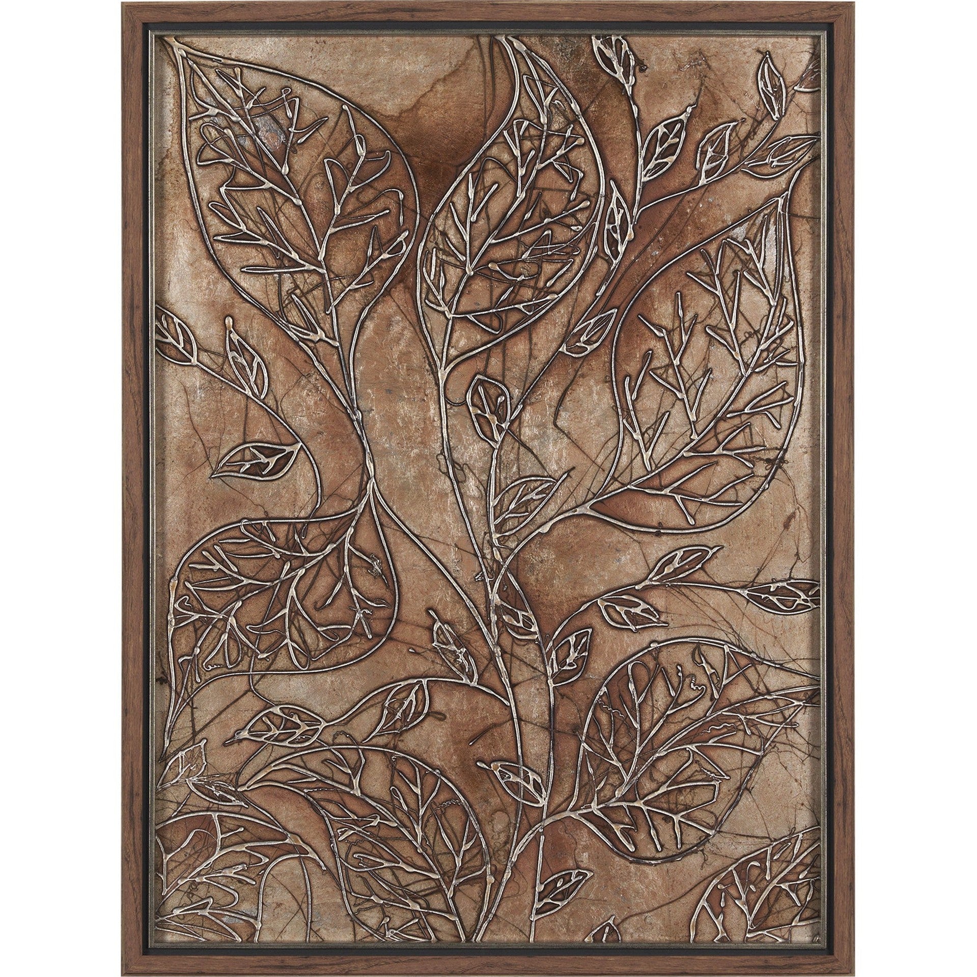 Bronze Beauty II by Studio M a handmade Original Framed 3D Textured Artwork