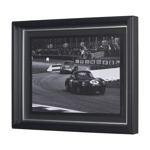 Hand Embellished Framed Photo Art Print Matted under Glass