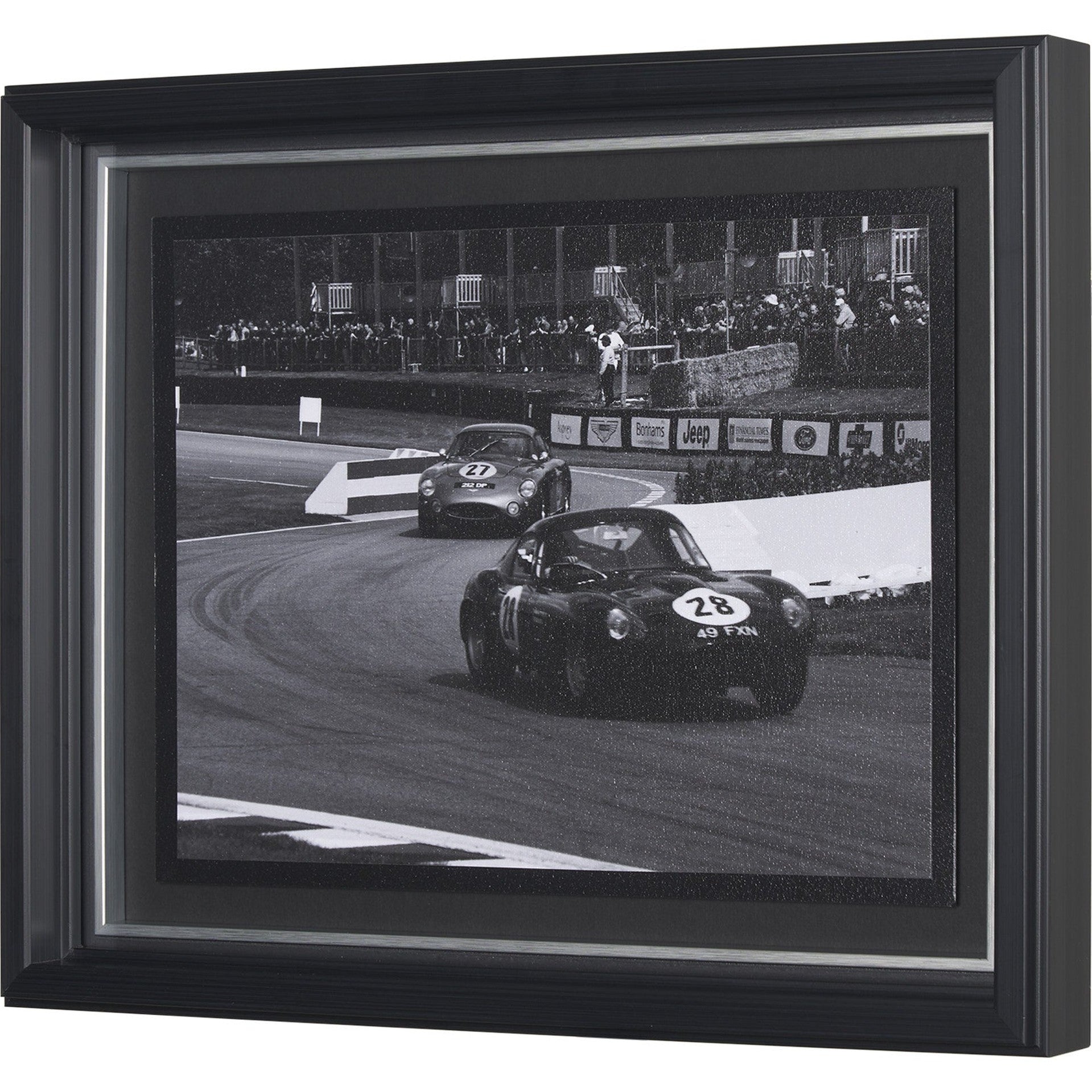 Hand Embellished Framed Photo Art Print Matted under Glass