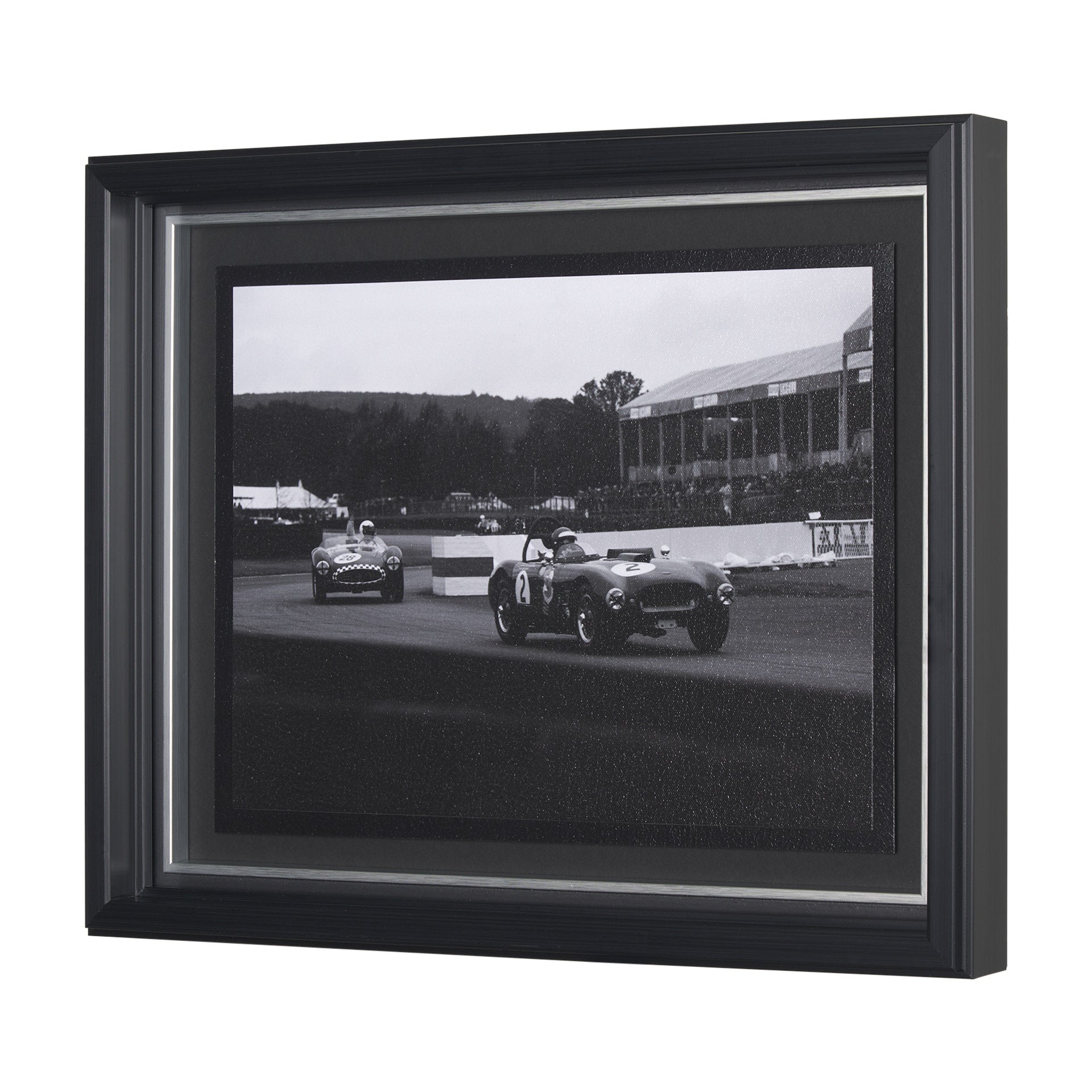 Hand Embellished Framed Photo Art Print Matted under Glass