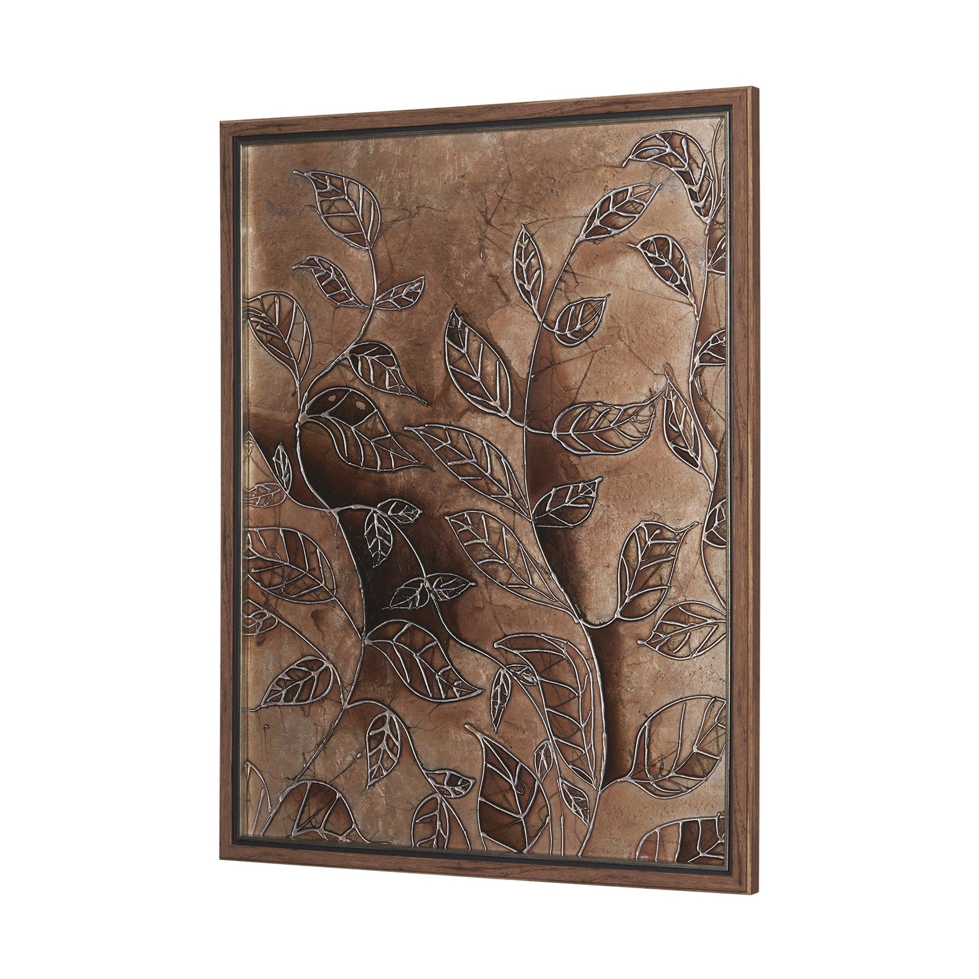 Bronze Beauty II by Studio M a handmade Original Framed 3D Textured Artwork