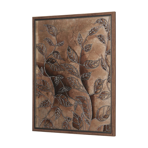 Bronze Beauty II by Studio M a handmade Original Framed 3D Textured Artwork