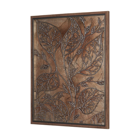 Bronze Beauty II by Studio M a handmade Original Framed 3D Textured Artwork