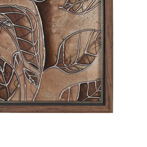 Bronze Beauty II by Studio M a handmade Original Framed 3D Textured Artwork