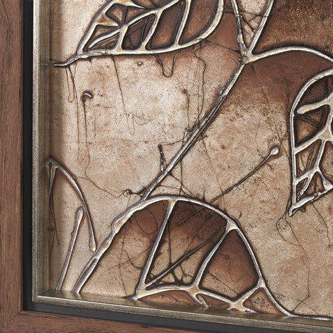 Bronze Beauty II by Studio M a handmade Original Framed 3D Textured Artwork