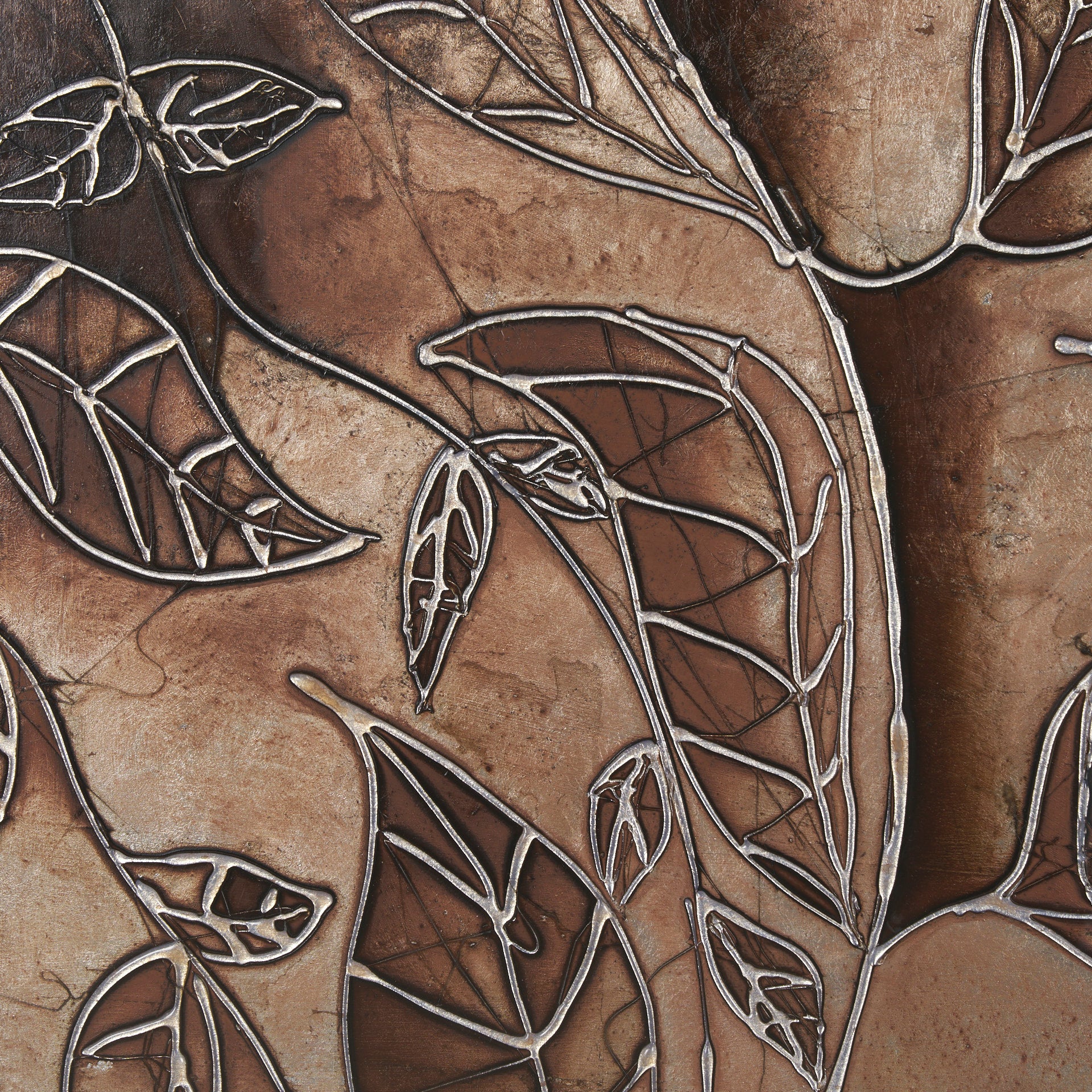 Bronze Beauty II by Studio M a handmade Original Framed 3D Textured Artwork
