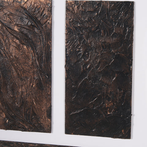 Grouped Bricks (Set of 2) by Studio M a handmade Original Framed Artwo