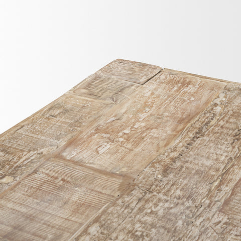 McArthur Whitewash Reclaimed Wood Dining Table