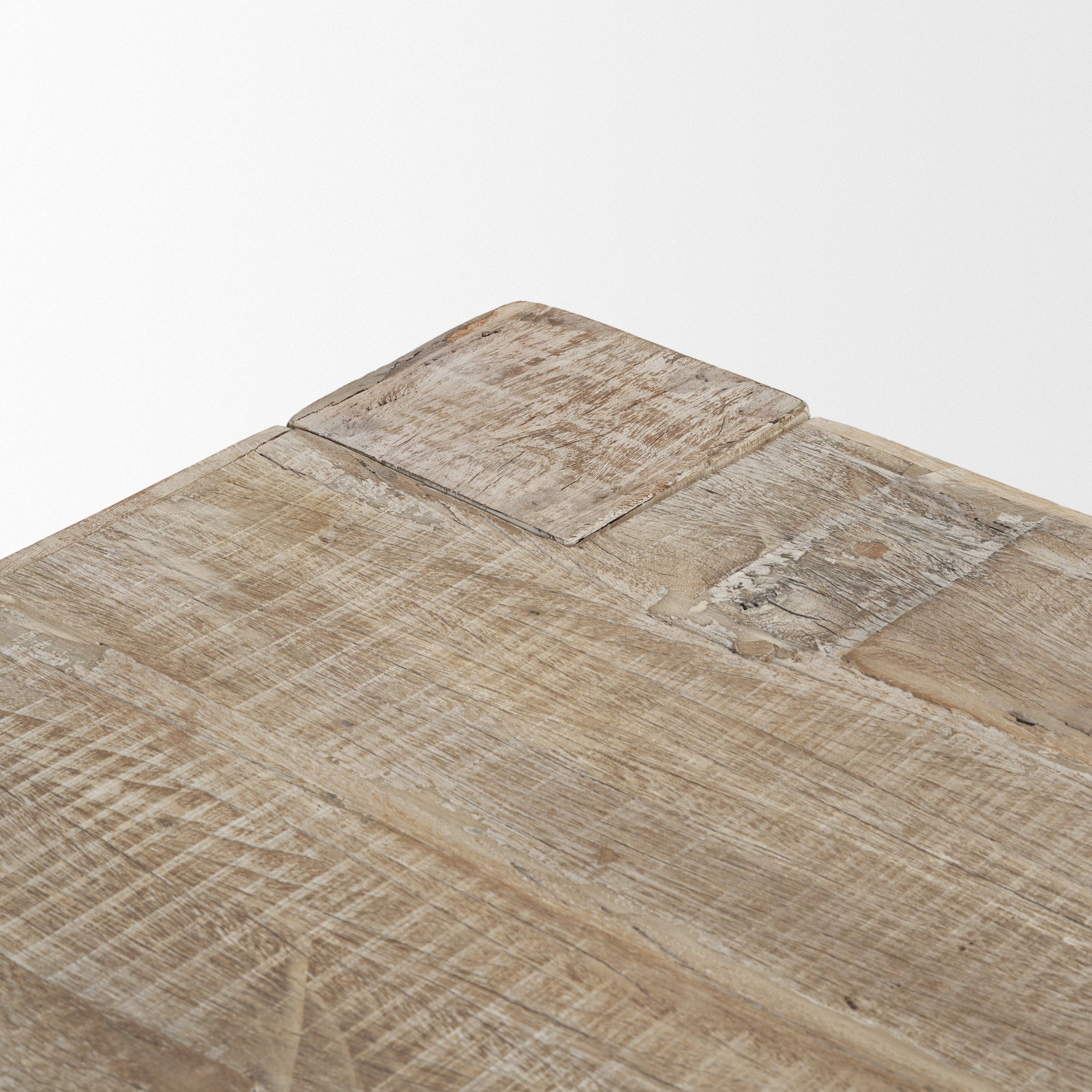 McArthur 94" Whitewash Reclaimed Wood Dining Table