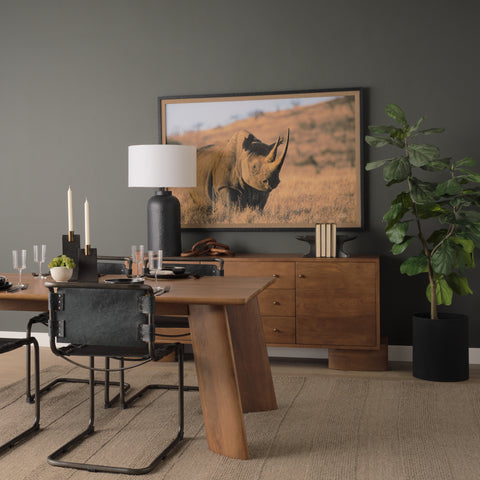 Kenyan Rhino Framed Photo Art Print