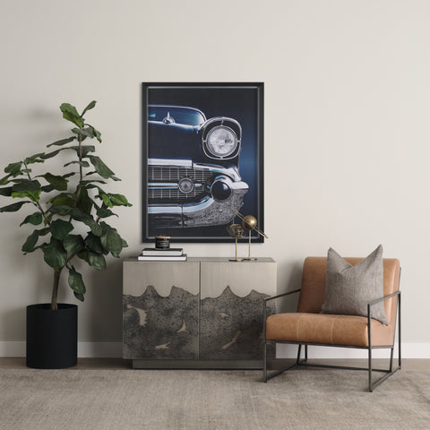 American Classic Car Bel Air 1957 Framed Photo Art Print