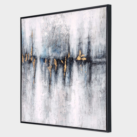 Blushing Facade, Hand Painted Canvas