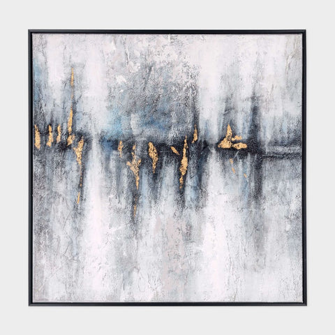 Blushing Facade, Hand Painted Canvas