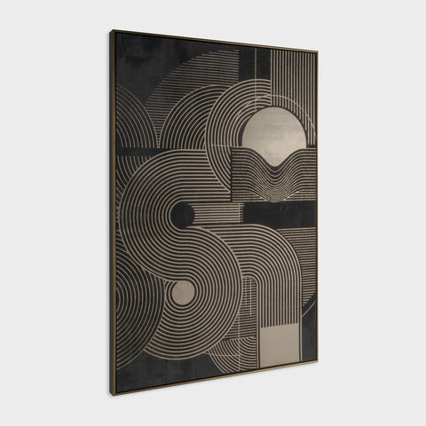Midnight Radiance, Hand Painted Giclee
