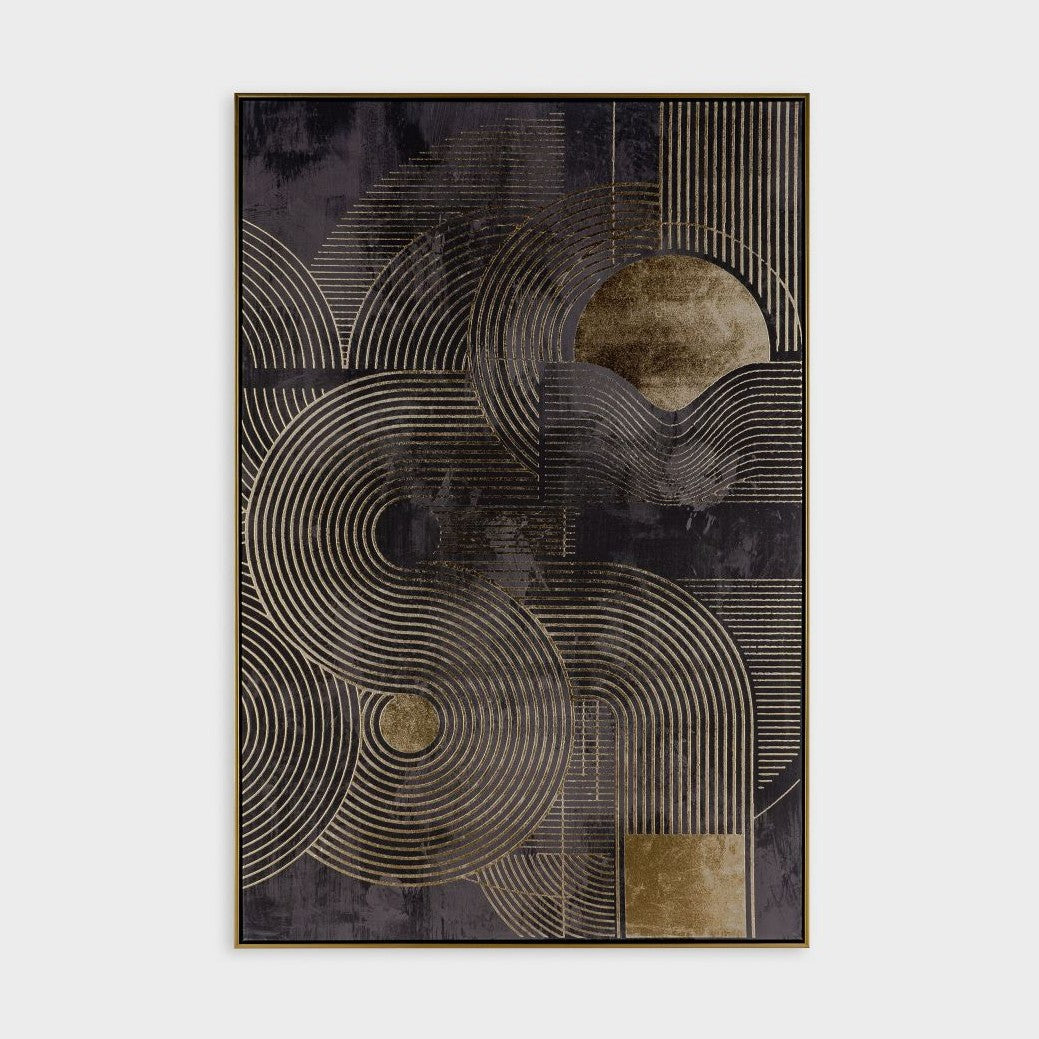 Midnight Radiance, Hand Painted Giclee