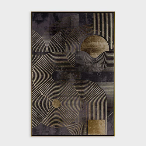 Midnight Radiance, Hand Painted Giclee