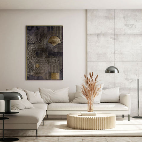 Midnight Radiance, Hand Painted Giclee