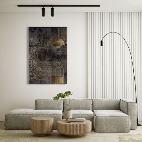 Midnight Radiance, Hand Painted Giclee