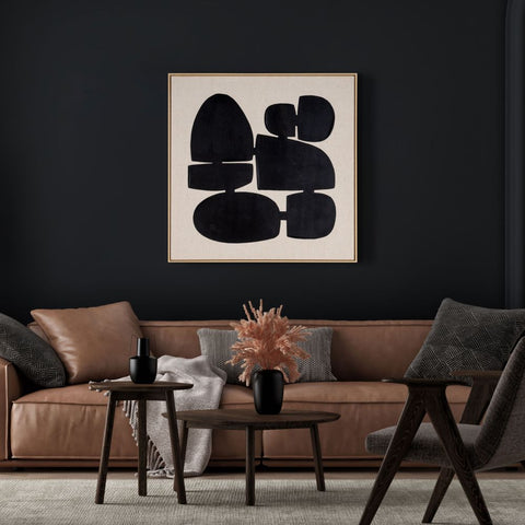 Pillars I, Hand Painted Canvas