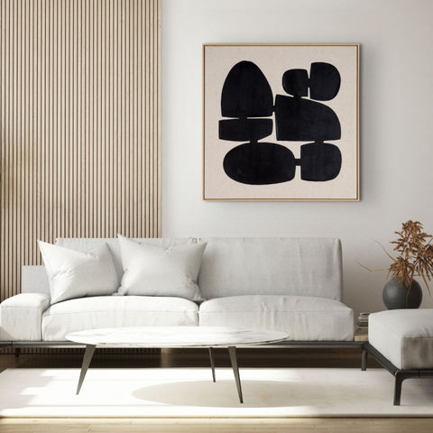 Pillars I, Hand Painted Canvas