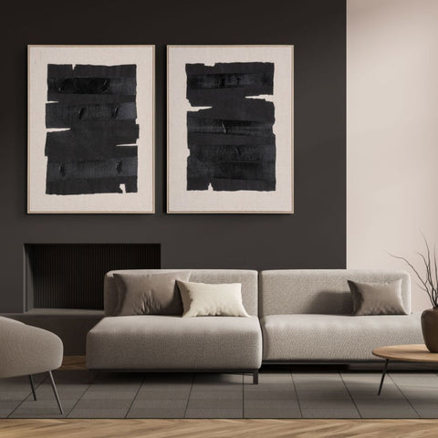 Abstract Disarray I, Hand Painted Canvas