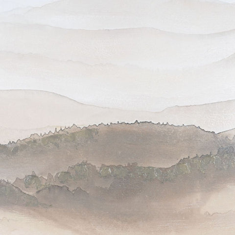 Misty Mountains, Hand Painted Canvas
