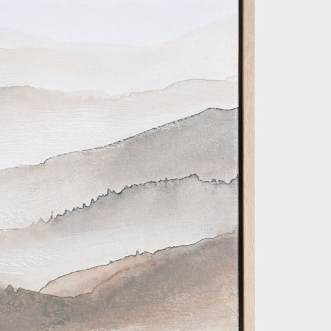 Misty Mountains, Hand Painted Canvas