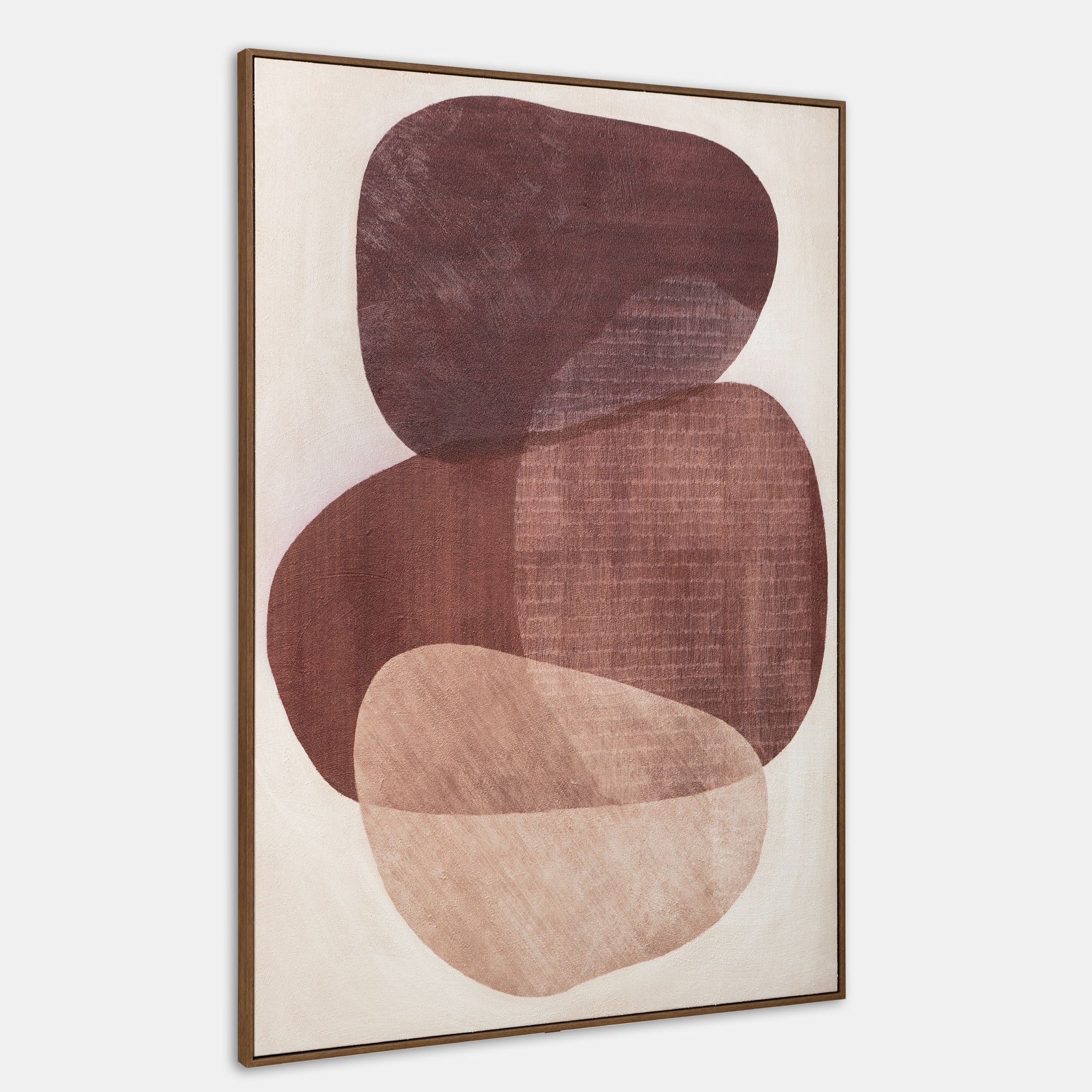 Layered Earth I, Hand Painted Canvas