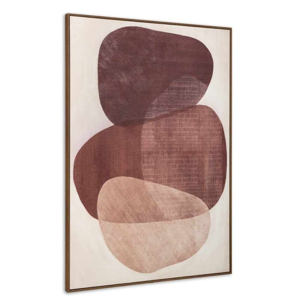 Layered Earth I, Hand Painted Canvas
