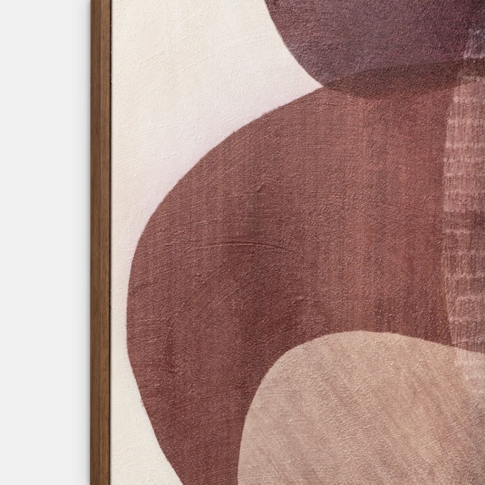 Layered Earth I, Hand Painted Canvas