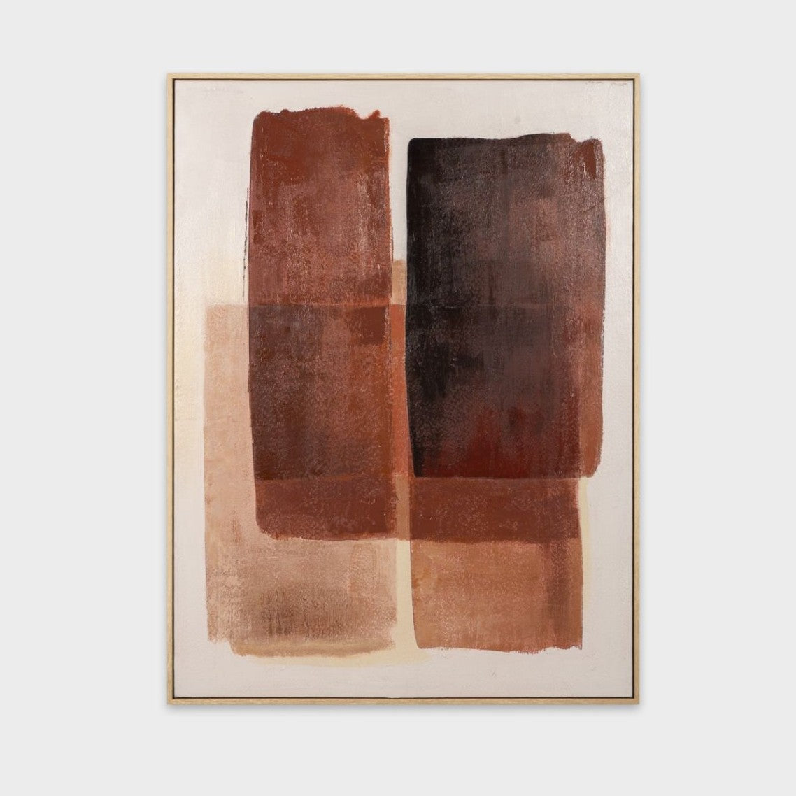 Tonal Balance I, Hand Painted Canvas, Small