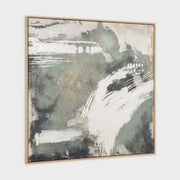 Verdant Drift, Hand Painted Canvas