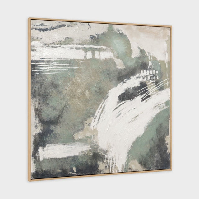 Verdant Drift, Hand Painted Canvas