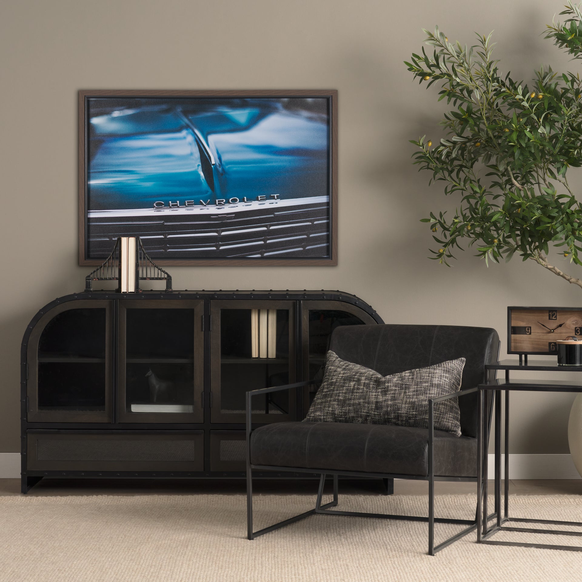 Chevy by Tim Mossholder a Hand Embellished Framed Photo Art Print